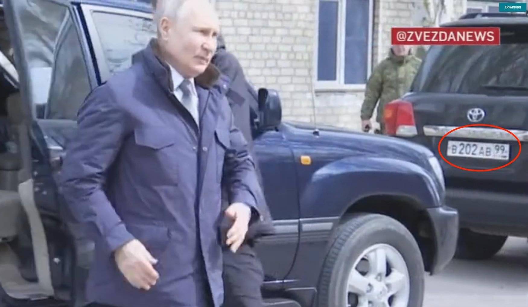 Двойник на Путин е посетил зоната на бойните действия